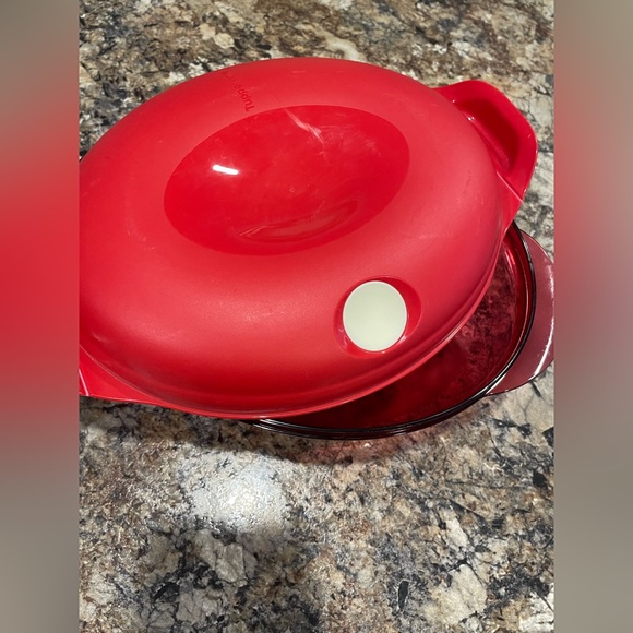 Tupperware Kitchen Vintage Tupperware Heat N Serve Redmicrowave